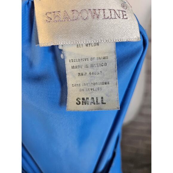 Shadowline Women's Petals Gown Full Length Sky Blue Size Small - Picture 8 of 8